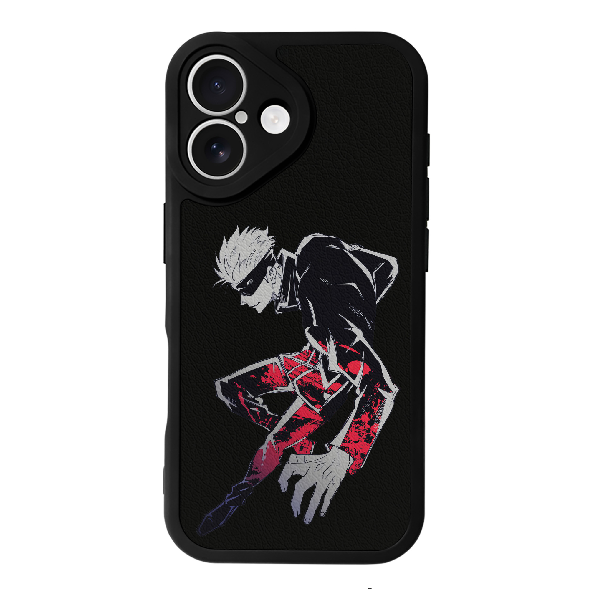 （画像用） 呪術廻戦 Jujutsu Kaisen 【iPhone 16シリーズ対応】シリコンスマホケース（レザー調） 材質：シリコン